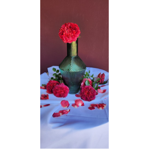 Glass Vase Green